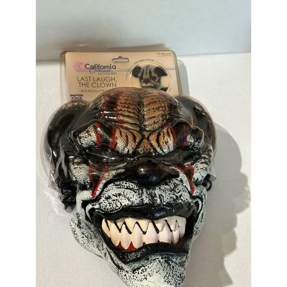 Last Laugh the Clown scary Mask Halloween Adult High end Pads California costume - Picture 6 of 9